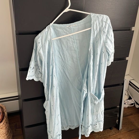 Tularosa; revolve; Rocky Dress in Baby Blue - Picture 2 of 3